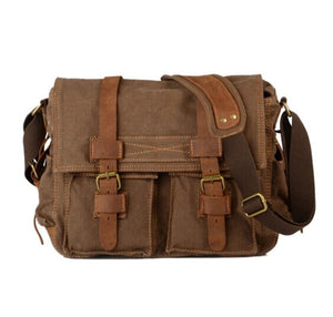 Canvas Leather Messenger Bags