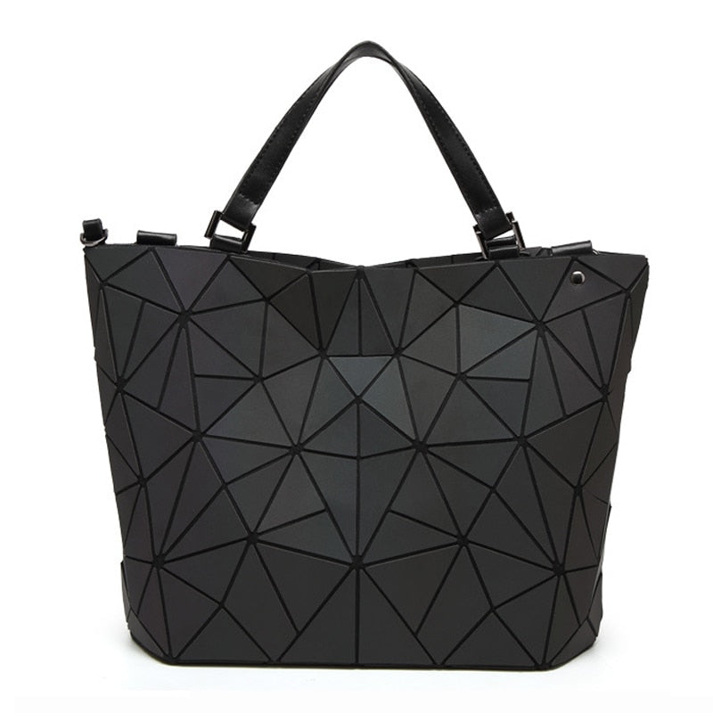 Luxury Geometric Mat Handbags