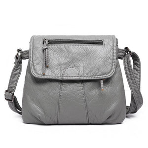 Soft Washed Leather Messenger Bags